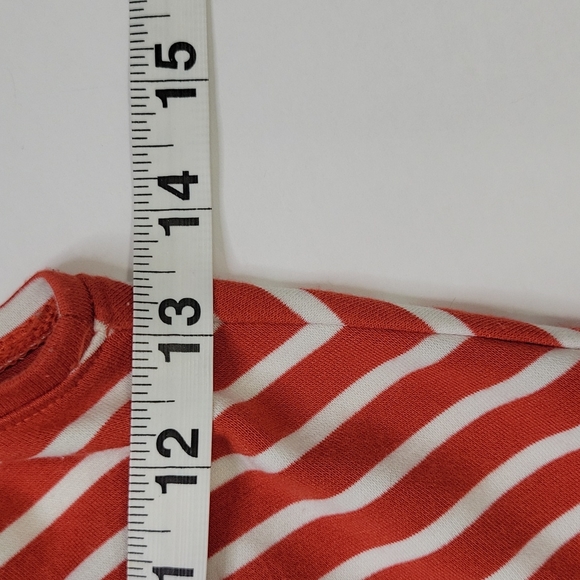 Banana Republic Red and White Striped Sleeveless Dress SZ 0 - Picture 5 of 10